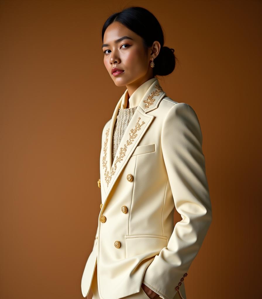 Modern barong made with organic materials Filipino formalwear